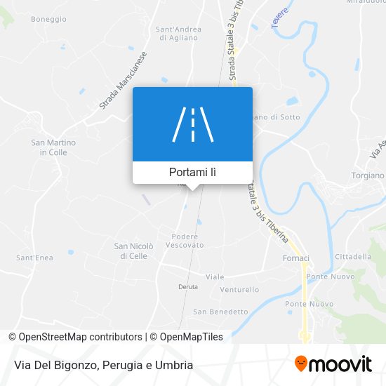Mappa Via Del Bigonzo