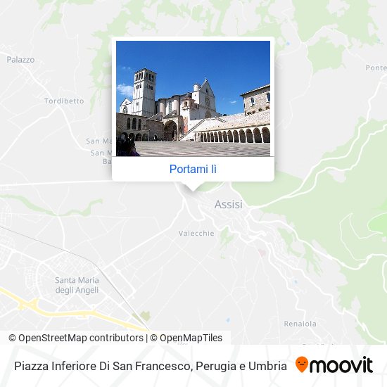 Mappa Piazza Inferiore Di San Francesco