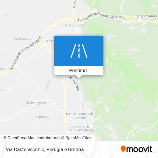 Mappa Via Castelvecchio