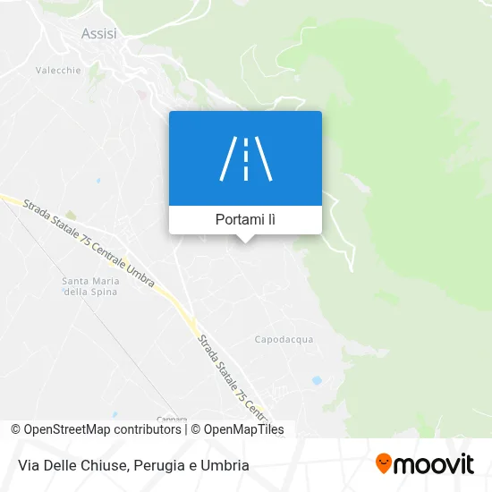 Mappa Via Delle Chiuse