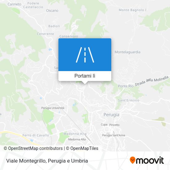 Mappa Viale Montegrillo