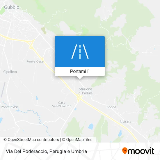 Mappa Via Del Poderaccio