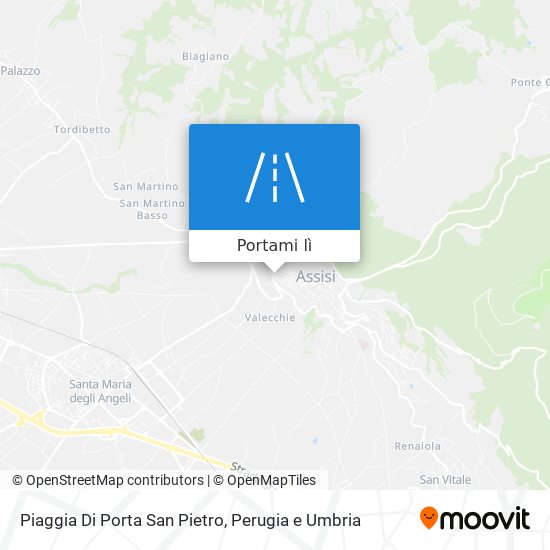 Mappa Piaggia Di Porta San Pietro