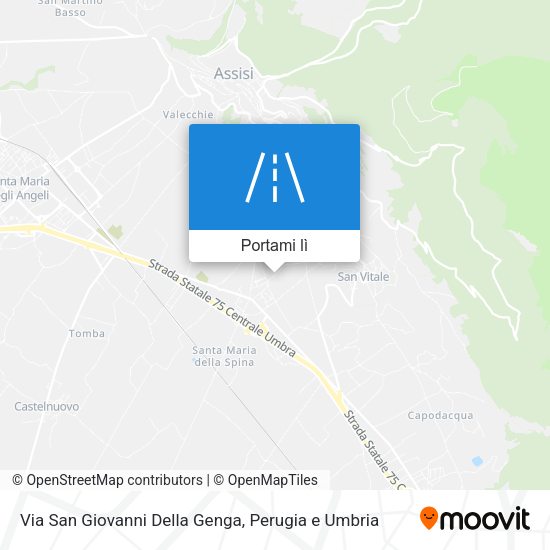 Mappa Via San Giovanni Della Genga