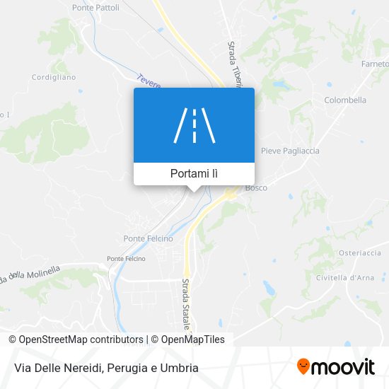 Mappa Via Delle Nereidi