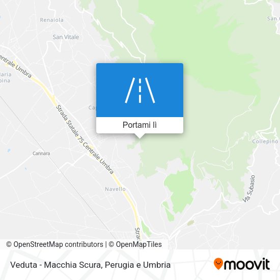Mappa Veduta - Macchia Scura