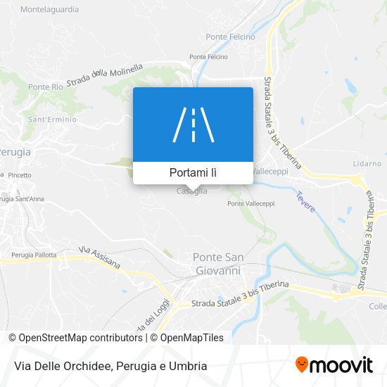 Mappa Via Delle Orchidee