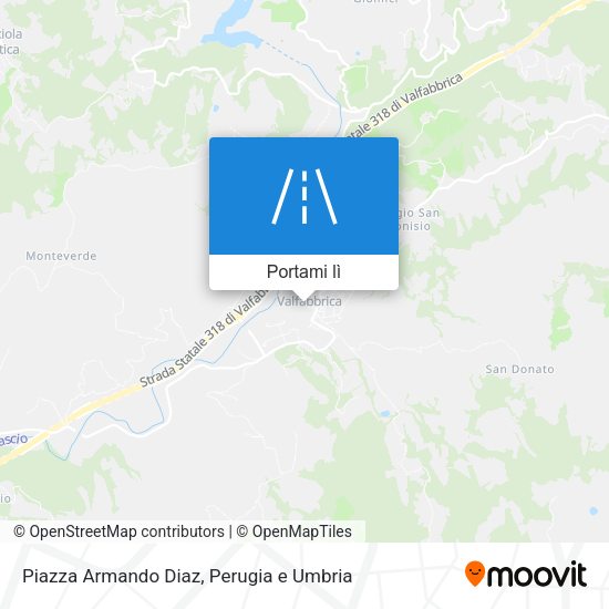 Mappa Piazza Armando Diaz