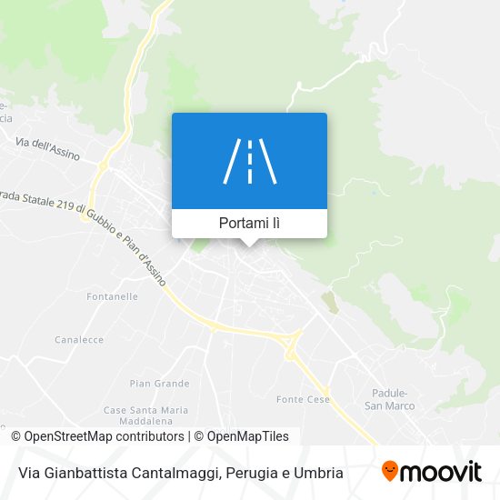 Mappa Via Gianbattista Cantalmaggi