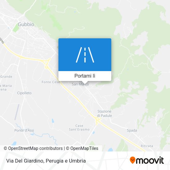 Mappa Via Del Giardino