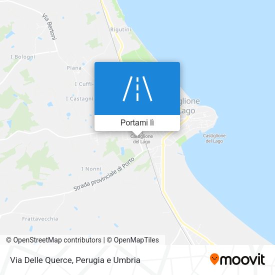 Mappa Via Delle Querce