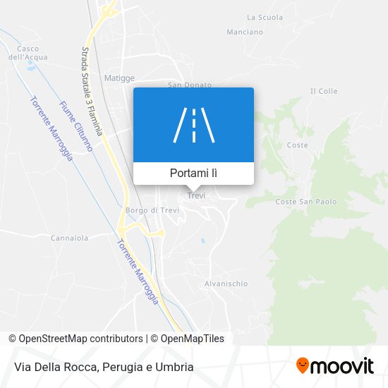 Mappa Via Della Rocca