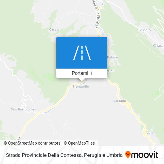 Mappa Strada Provinciale Della Contessa