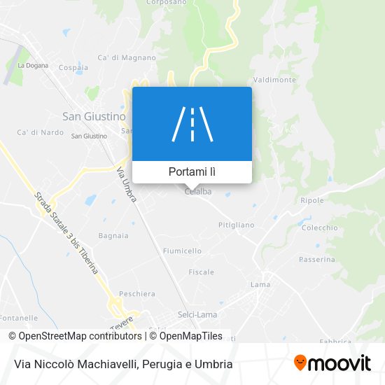 Mappa Via Niccolò Machiavelli