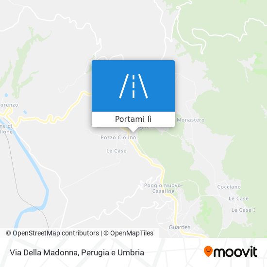 Mappa Via Della Madonna