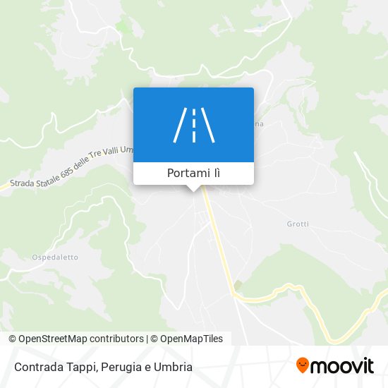 Mappa Contrada Tappi