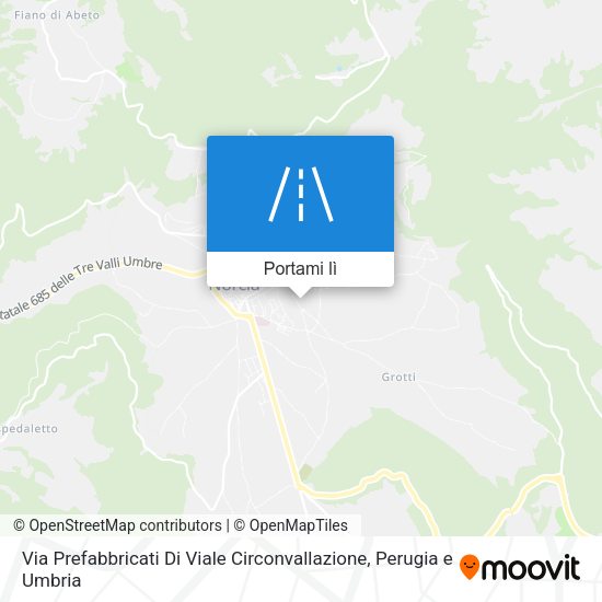 Mappa Via Prefabbricati Di Viale Circonvallazione