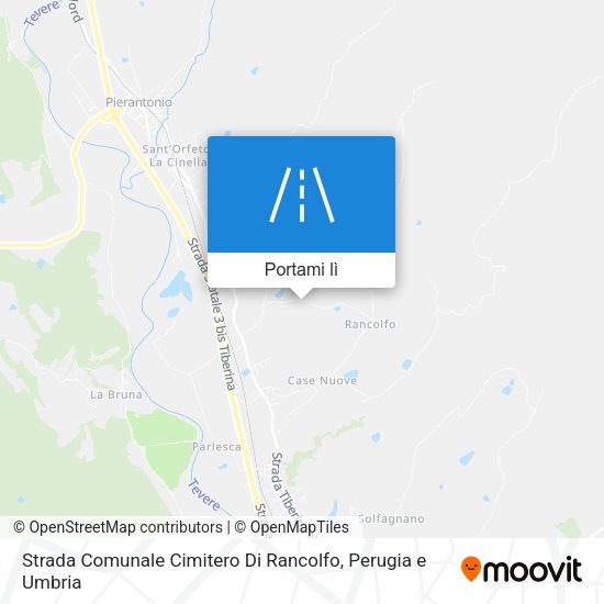 Mappa Strada Comunale Cimitero Di Rancolfo