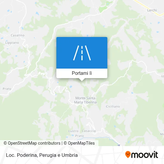 Mappa Loc. Poderina