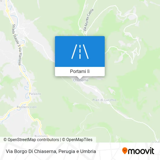 Mappa Via Borgo Di Chiaserna
