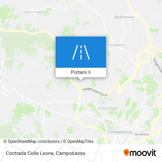 Mappa Contrada Colle Leone
