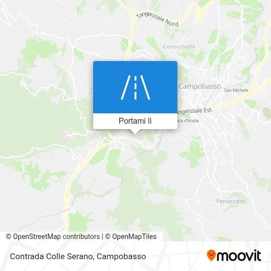 Mappa Contrada Colle Serano