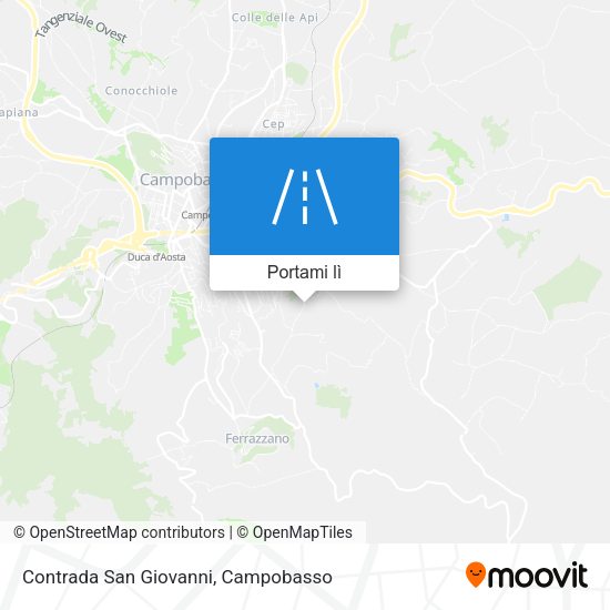 Mappa Contrada San Giovanni