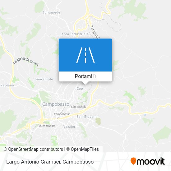 Mappa Largo Antonio Gramsci