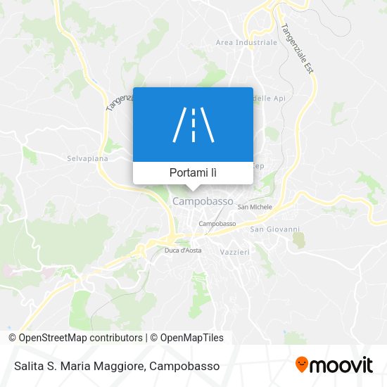 Mappa Salita S. Maria Maggiore