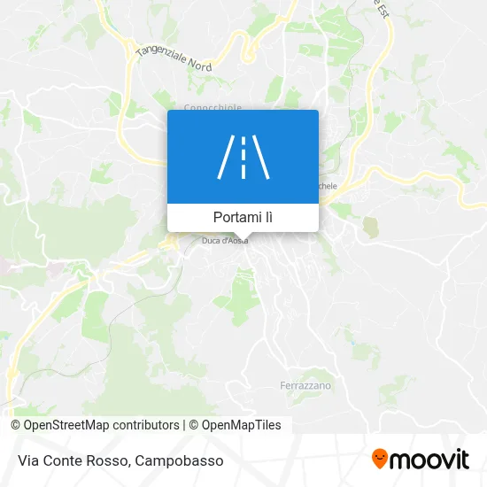 Mappa Via Conte Rosso