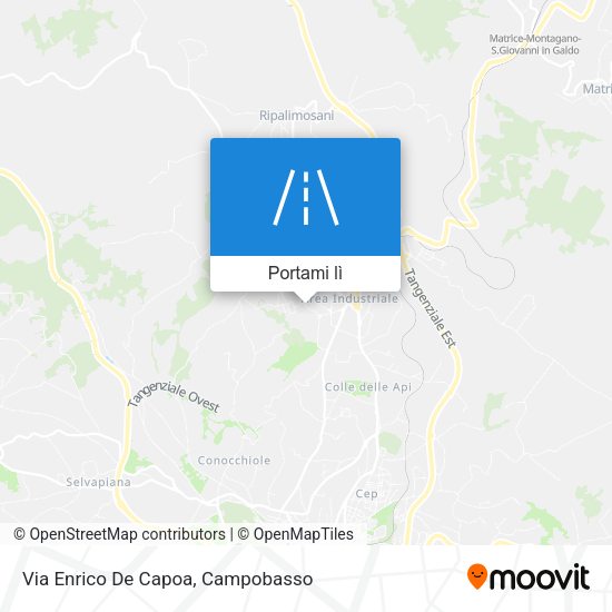 Mappa Via Enrico De Capoa