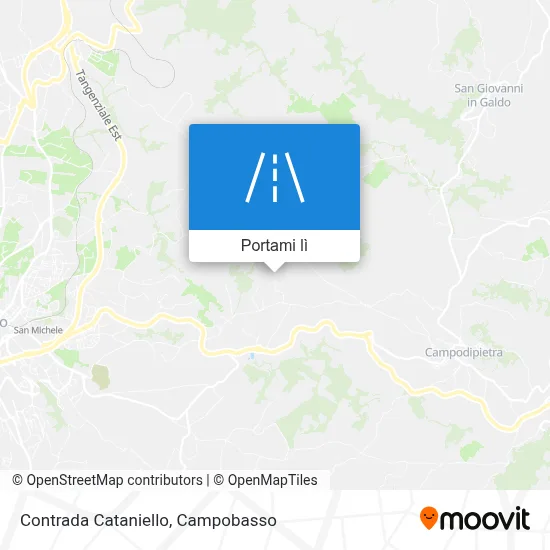 Mappa Contrada Cataniello