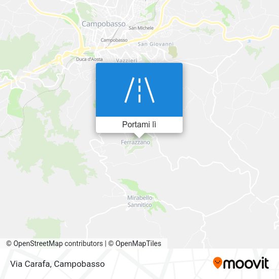 Mappa Via Carafa