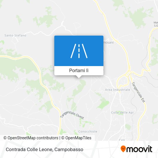 Mappa Contrada Colle Leone