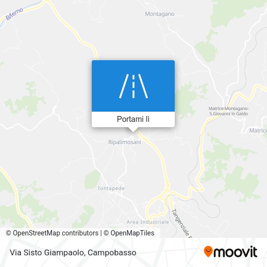 Mappa Via Sisto Giampaolo