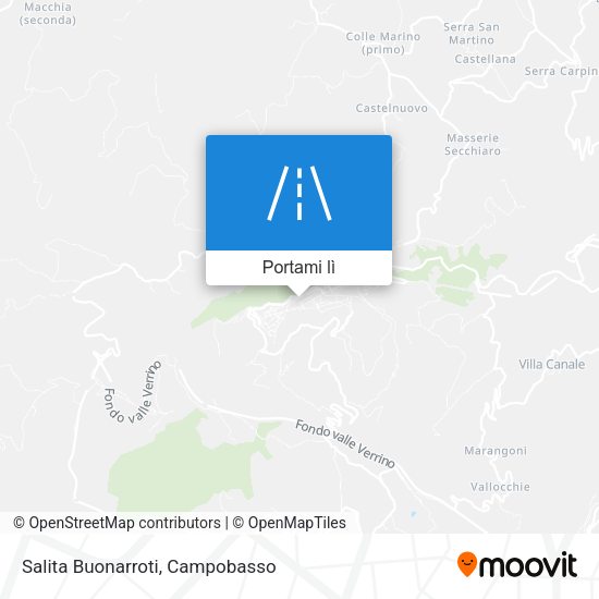 Mappa Salita Buonarroti