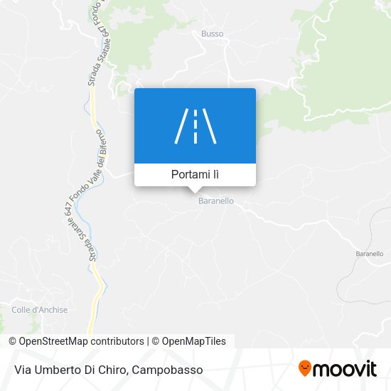 Mappa Via Umberto Di Chiro