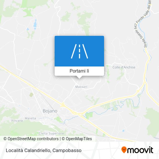 Mappa Località Calandriello