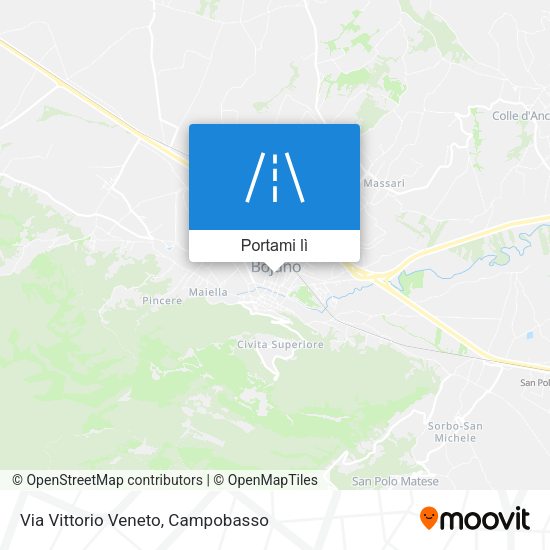 Mappa Via Vittorio Veneto
