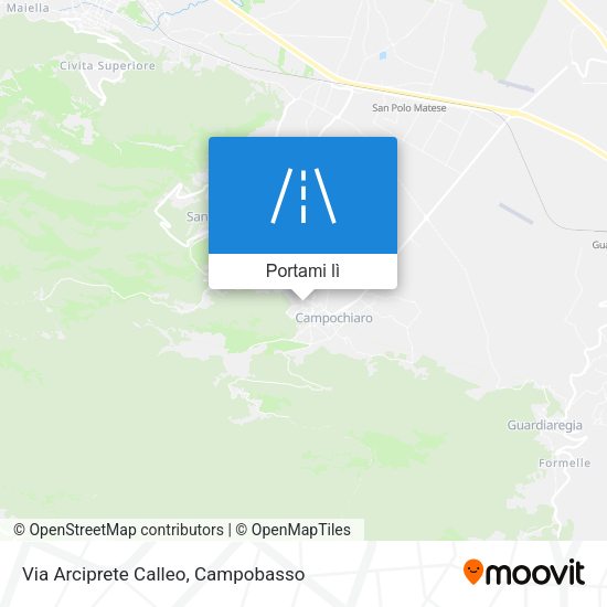 Mappa Via Arciprete Calleo