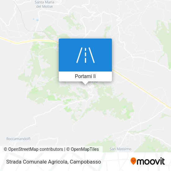 Mappa Strada Comunale Agricola