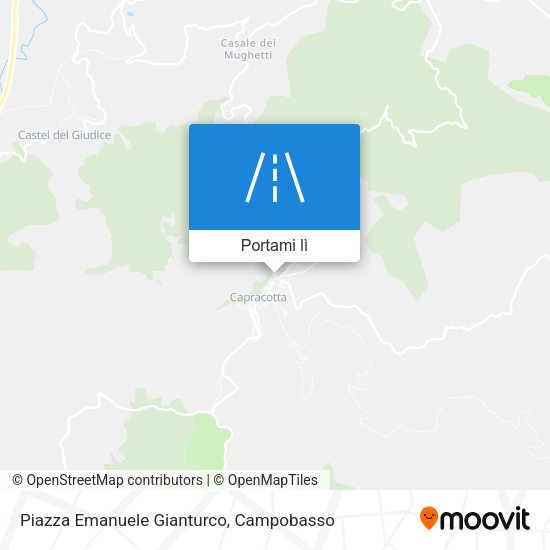 Mappa Piazza Emanuele Gianturco