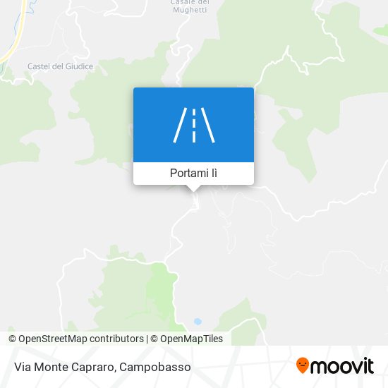 Mappa Via Monte Capraro