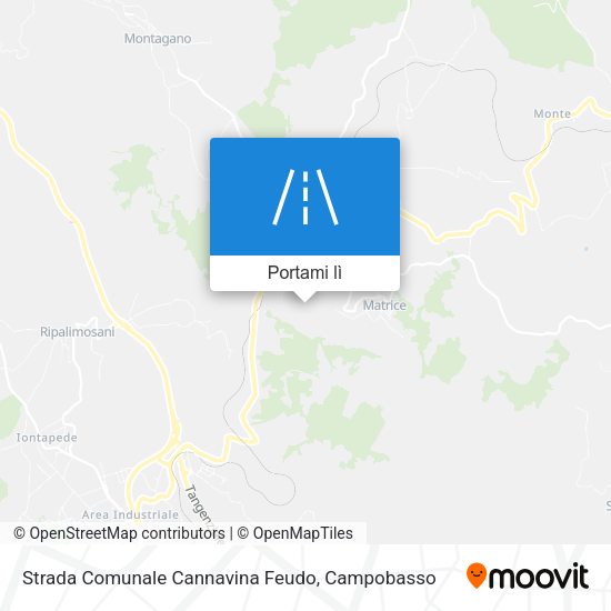 Mappa Strada Comunale Cannavina Feudo