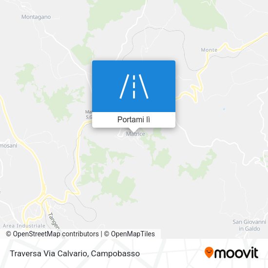 Mappa Traversa Via Calvario