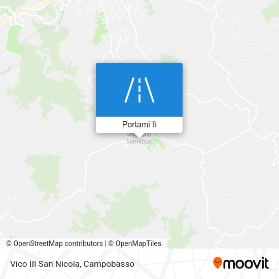 Mappa Vico III San Nicola