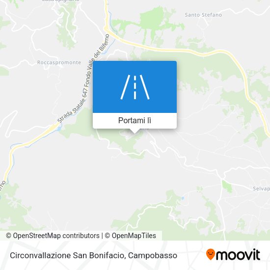 Mappa Circonvallazione San Bonifacio