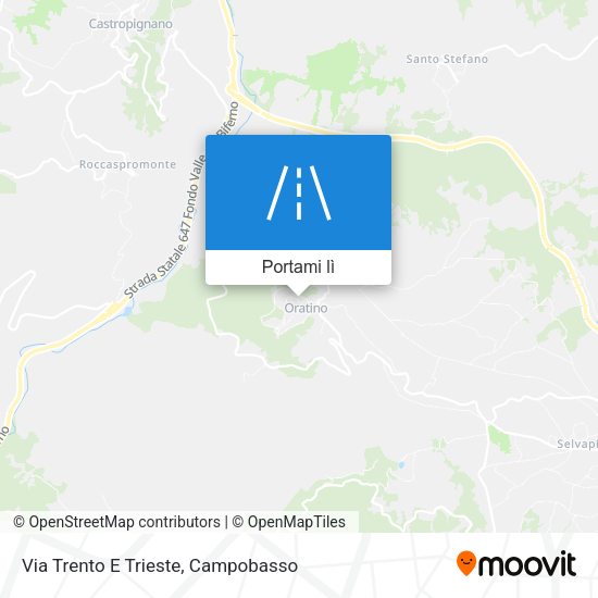 Mappa Via Trento E Trieste