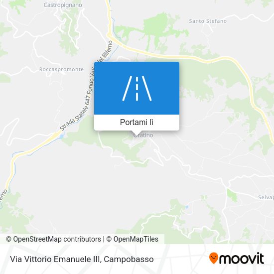 Mappa Via Vittorio Emanuele III