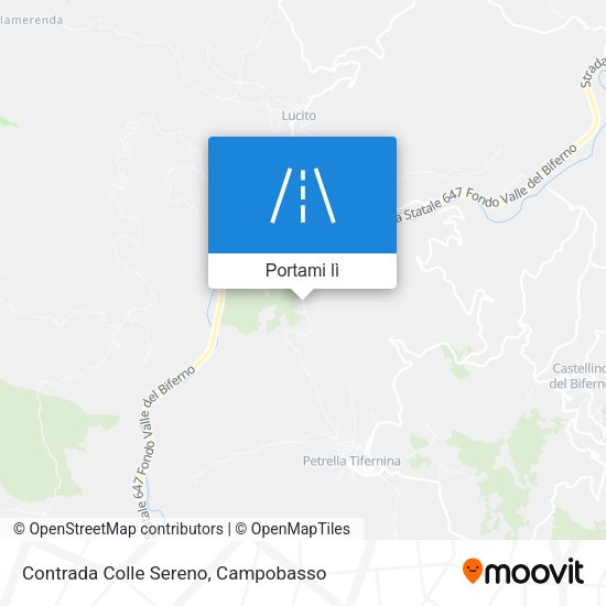 Mappa Contrada Colle Sereno